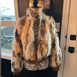 100% FUR Bomber Size Small. Mint Condition. Zero defects. Non smoker.